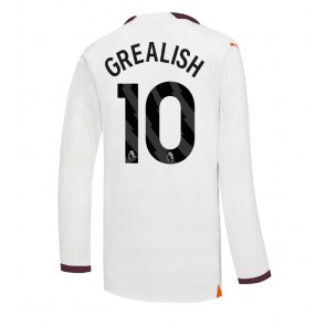 Manchester City Jack Grealish #10 Venkovní Dres 2023-24 Dlouhý Rukáv